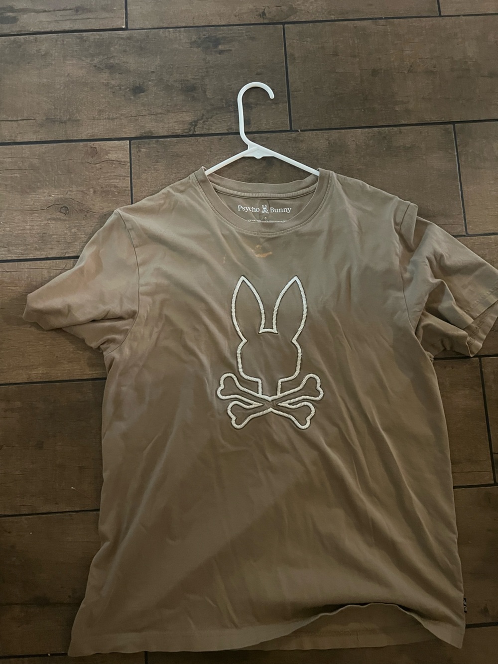 Psycho Bunny Tan Short Sleeve Logo Tee